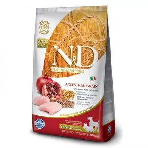 N&D dog AG Senior Small & Medium Chicken & Pomegranate