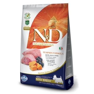 N&D dog GF PUMPKIN Adult Mini Lamb & Blueberry