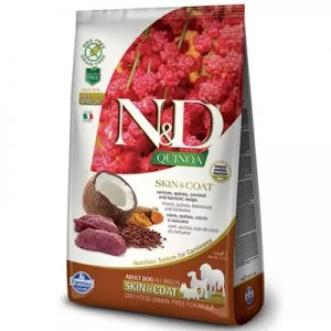N&D dog GF QUINOA Skin & Coat Venison