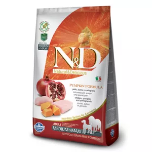 N&D dog GF PUMPKIN Adult Medium & Maxi Chicken & Pomegranate