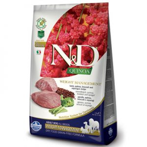 N&D dog GF QUINOA all breed weight managment Lamb