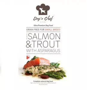 DOG’S CHEF Atlantic Salmon & Trout with Asparagus for SMALL BREED