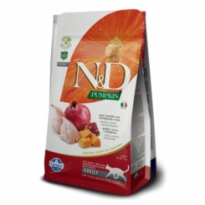 N&D cat PUMPKIN (GF) adult, quail & pomegranate