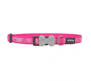 Red Dingo Design Paw Impressions Hot Pink