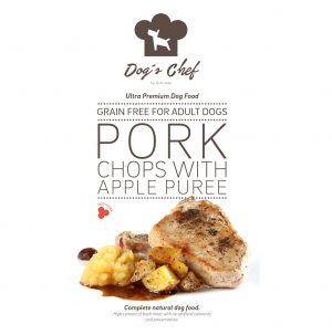 DOG'S CHEF Pork Chops with Apple Puree