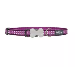 Red Dingo Reflective Bones Purple