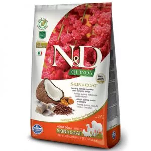 N&D dog GF QUINOA Skin & Coat Herring