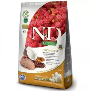 N&D dog GF QUINOA Skin & Coat Quail