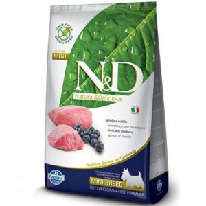 N&D dog GF Adult Mini Lamb & Blueberry