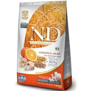 N&D dog AG Adult medium Codfish & Orange