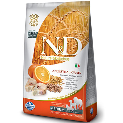 N&D dog AG Adult medium Codfish & Orange