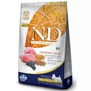 N&D dog AG Adult Mini Lamb & Blueberry