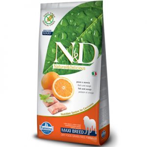 N&D dog GF Adult Maxi Fish & Orange