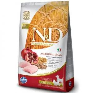 N&D dog AG Light Small & Medium Chicken & Pomegranate