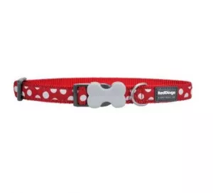 Red Dingo Design White Spots on Red