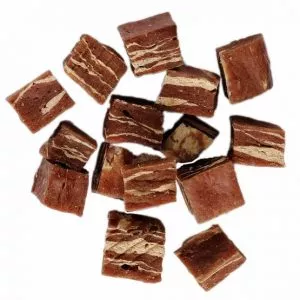 Pamlsok Salač Kocky bravčové s treskou 250g