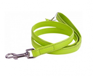 Collar Glamour kožené vodítko Lime