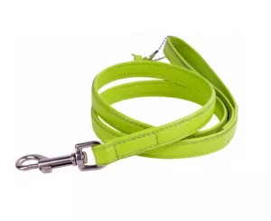 Collar Glamour kožené vodítko Lime