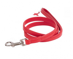 Collar Glamour kožené vodítko Red