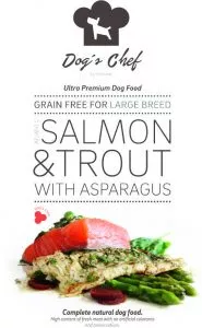 DOG’S CHEF Atlantic Salmon & Trout with Asparagus Large Breed