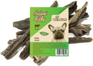 Hovädzie držky sušené 250 gr, 25 cm