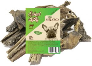 Hovädzie držky sušené 500 gr, 15 cm