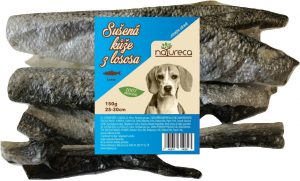 Sušená koža z lososa 150 g, 25-30 cm