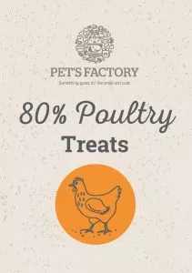 PET’S FACTORY Grain Free 80% Poultry Treats