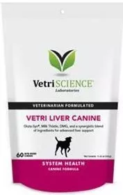 Vetri Science Vetri-Liver Canine žuvacie tbl. 60 tbl. na pečeň