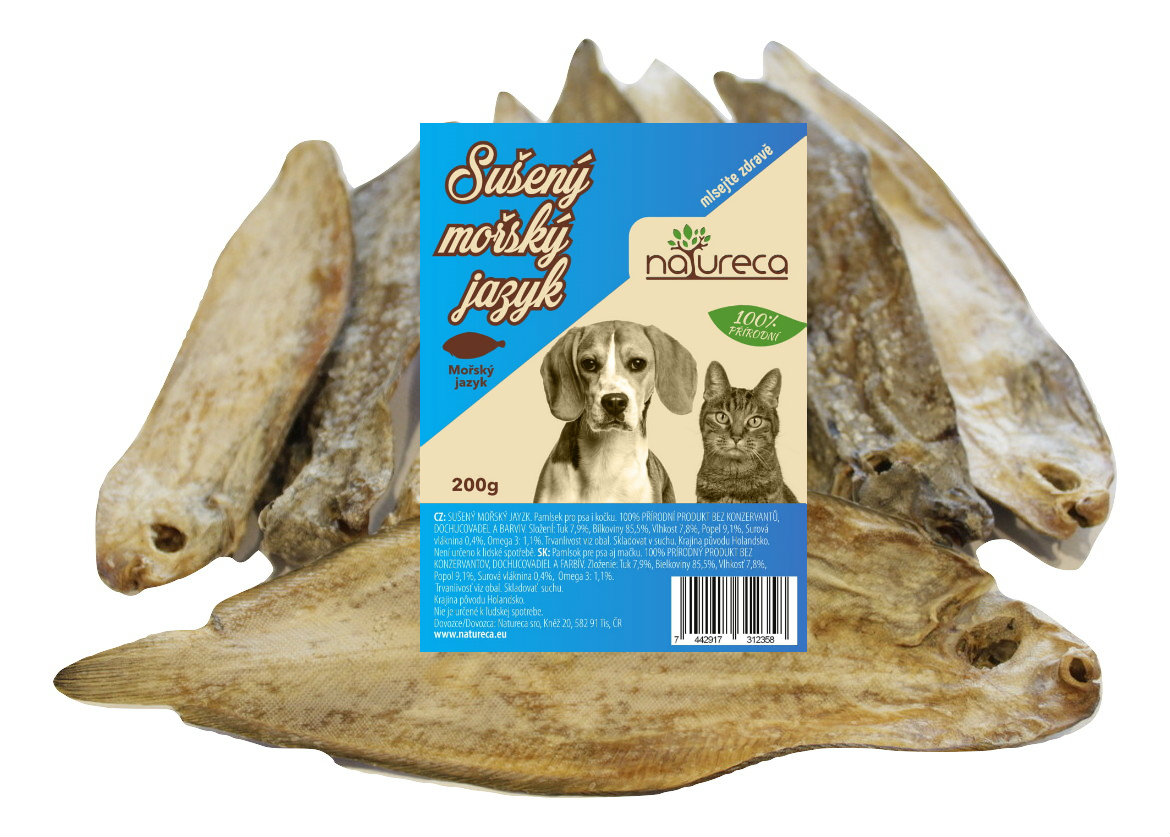 NATURECA Sušený morský jazyk 200 gr