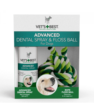 VET´S BEST Dentálny sprej + lano pre psy,
