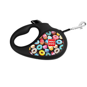 WAU DOG Flexi vodítko pre psa DONUTS