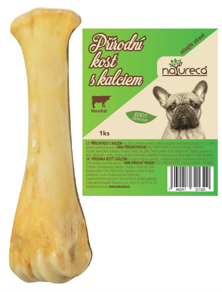 NATURECA Prírodná kosť s kalciom sušená 1 ks