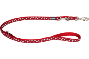 Prepínacia vôdzka Design White Spots on Red