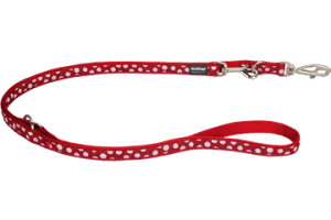 Prepínacia vôdzka Design White Spots on Red