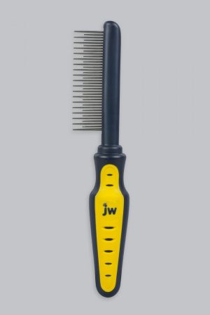 JW Hrebeň na psa s ergonomickou rukoväťou