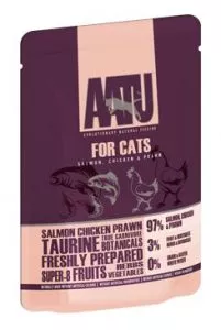 Aatu Cat Salmon & Chicken & Prawn 85g