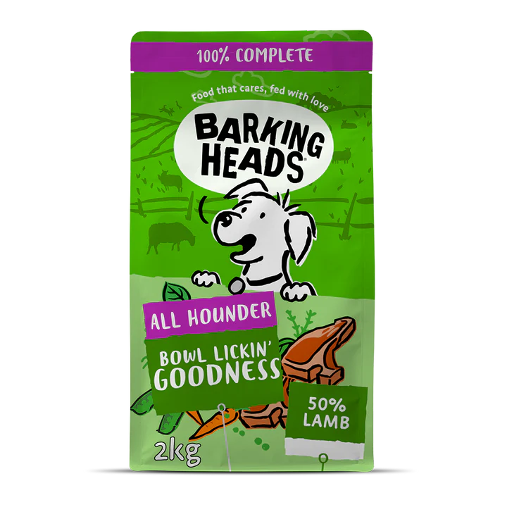 BARKING HEADS All Hounder Bowl Lickin Good Lamb