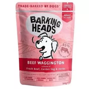 BARKING HEADS Beef Waggington kapsička 300g
