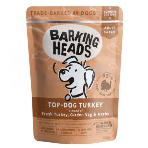 BARKING HEADS Top Dog Turkey kapsička 300g
