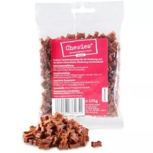 CHEWIES Mini Lachsknöchelchen – s lososom 125g