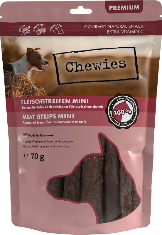 CHEWIES 100% konské mäso Mini 70g