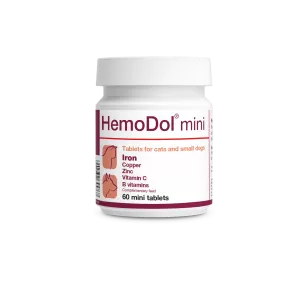 DOLFOS HemoDol mini – podpora pre psy a mačky s anémiou 60 mini tbl.