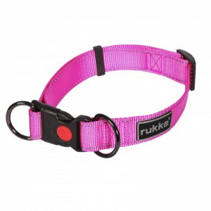 RUKKA BLISS HOT PINK – reflexný bezpečnostný obojok uzamykateľný