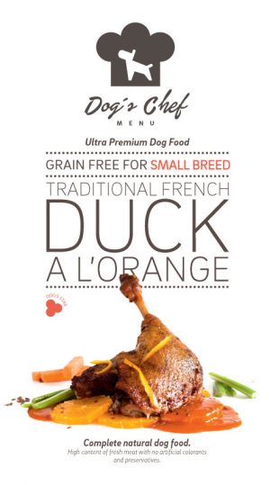 DOG’S CHEF Traditional French Duck a l’Orange Small Breed