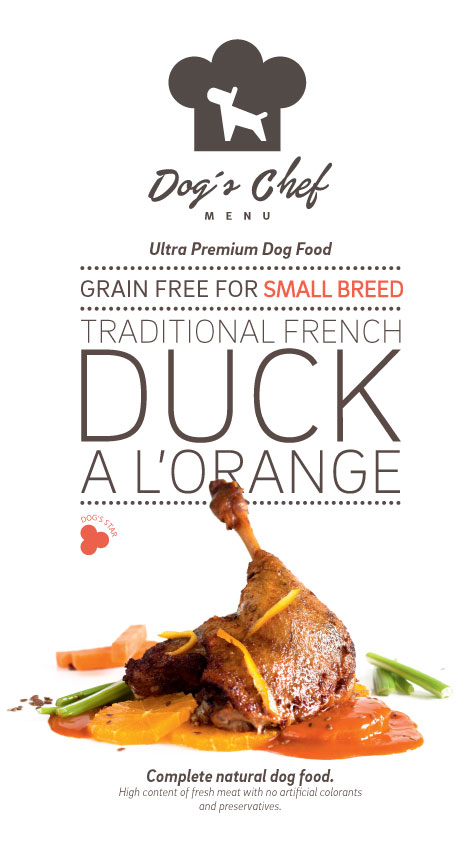 DOG’S CHEF Traditional French Duck a l’Orange Small Breed
