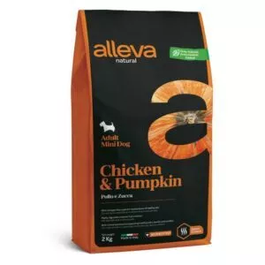 Alleva NATURAL dog chicken&pumpkin adult mini
