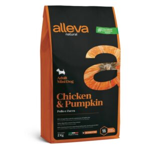 Alleva NATURAL dog chicken&pumpkin adult mini