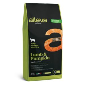Alleva NATURAL dog lamb&pumpkin adult medium/maxi