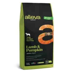 Alleva NATURAL dog lamb&pumpkin adult medium/maxi